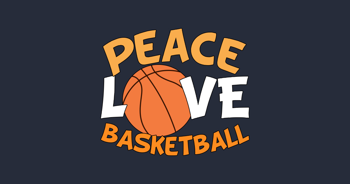 hardwood peace love basketball hoodie