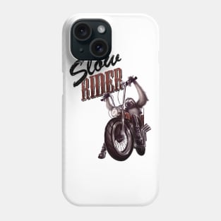 Slow Rider - Funny Sloth Biker Design Phone Case