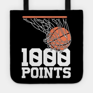 1000 Points Basketball Scorer High School Basketball Player Tote