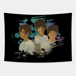 Motown Moods Martha Vintage Soul Apparel Collection Tapestry