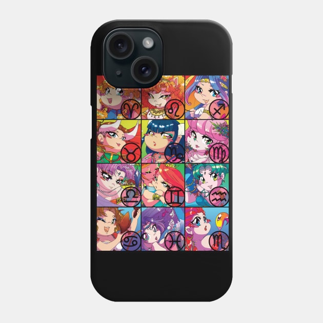 CHIBI-ZODIAC 12 Phone Case by MBsilverLuna