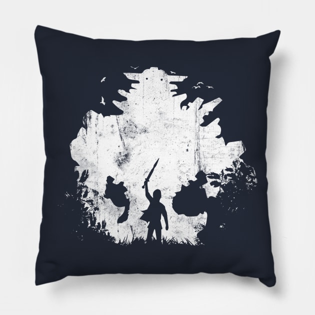 Wander in the shadow Pillow by Taki93