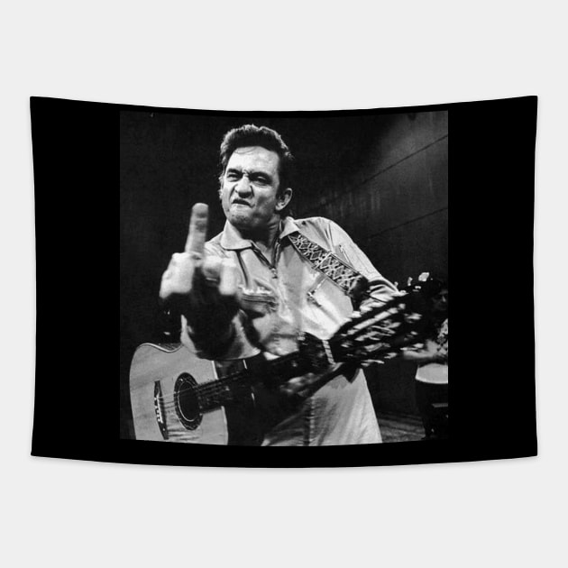 Johnny Cash | Vintage Tapestry by chanda's