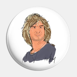 Watercolor Patrick Swayze Pin