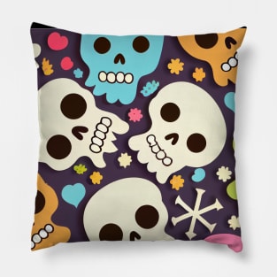 Candy Skull Case Pillow