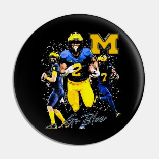 Michigan Go Blue Pin