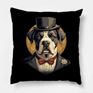gentleman dog Pillow