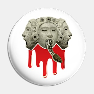 Death Mask with Destiny Serpent Pin