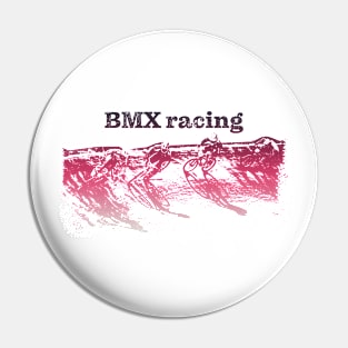 bmx race Pin