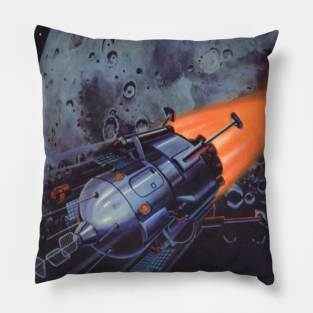 Vintage Science Fiction Pillow