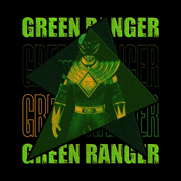 green ranger vintage retro style by nowsadmahi