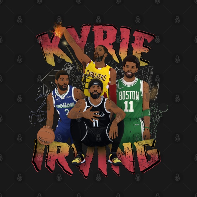 Kyrie Irving Graphic T Shirt by fmmgraphicdesign