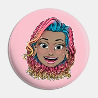 Reva Prisma smiling face emoji Pin