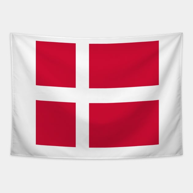 Flag of Denmark Tapestry by flag for all