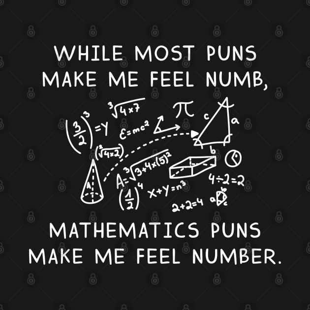 Mathematics Puns by LuckyFoxDesigns