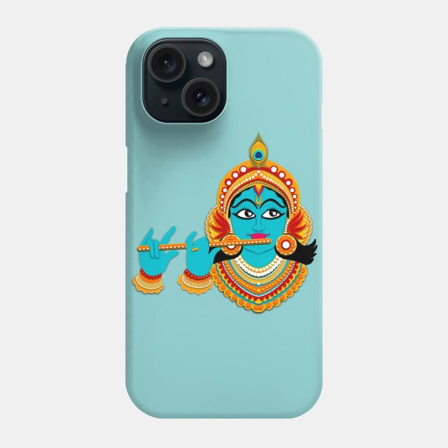 Paper cut 3D krishna Phone Case by Prita_d