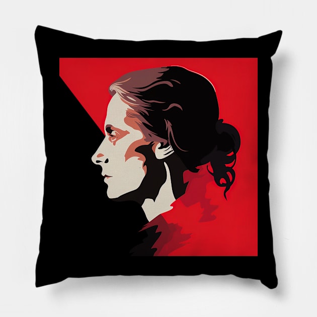 Mary Wollstonecraft Pillow by ComicsFactory