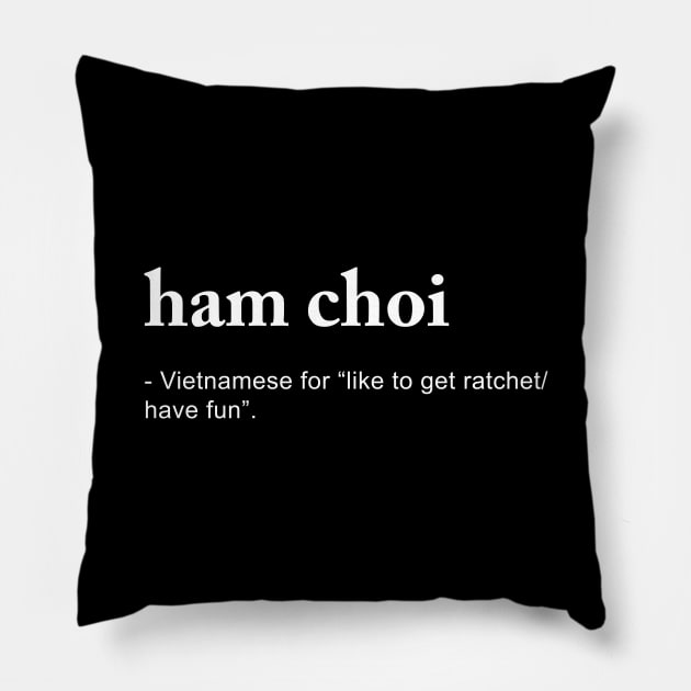 i love ham choi Pillow by brighterdays