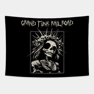 grand funk bridge skull Tapestry