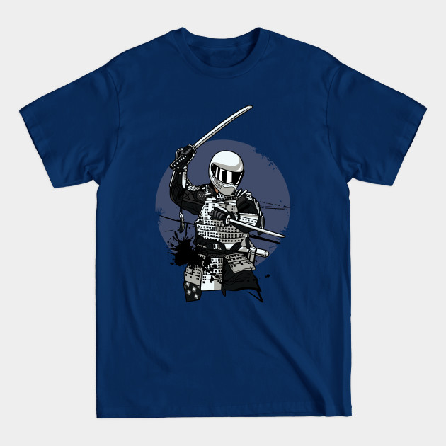 Disover WHITE BIKER IN ACTION - Samurai Sword - T-Shirt