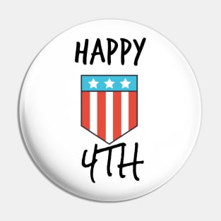 Happy 4th Pin