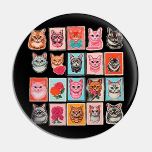 a lot of cats in the frames Pin