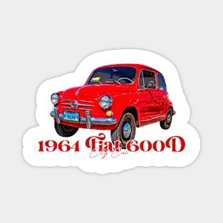 1964 Fiat 600D City Car Magnet