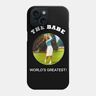 🏌️‍♀️ The Babe, World’s Greatest Female Athlete of 20th Century Phone Case