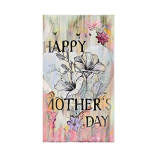 Mothers day Card, flower design art print T-Shirt