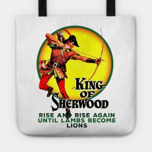 Robin Hood King of Sherwood Comic Book Style Tote