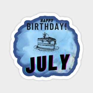 Birthday July #7 Magnet