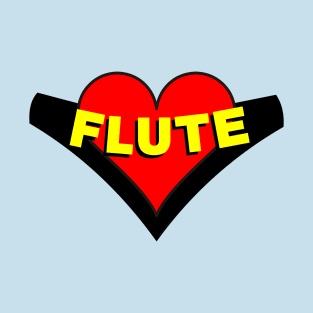 Flute Over Heart T-Shirt