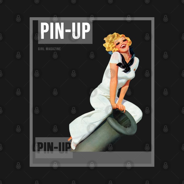 Pin up Girl Vintage Pin-up Magazine by Jose Luiz Filho