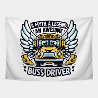 Awesome Bus Drivers: Road Warriors Tapestry