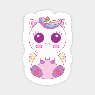 Adorable and lovely unicorn Magnet