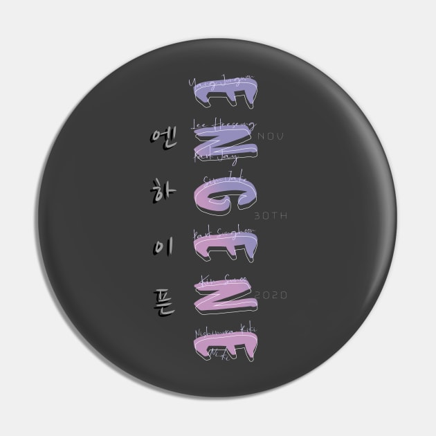 Special ENGENE fandom design Pin by bixxbite