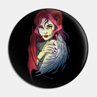 Gothic Dark Angel Pin