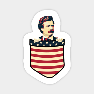 Mark Twain America In My Pocket Magnet