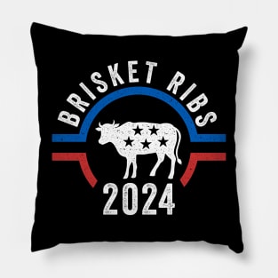 Brisket Ribs 2024 Funny BBQ Pillow