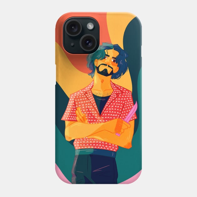 Knife Boys Phone Case by Ohms And Wattson Art
