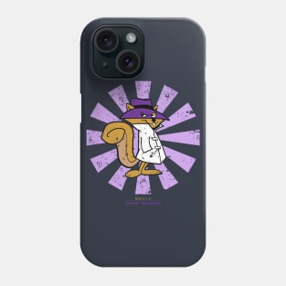 Secret Squirrel Retro Japanese Phone Case