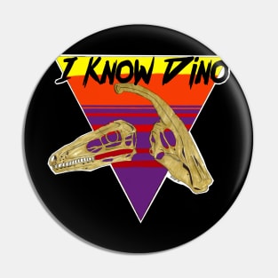 80s Dino Rock Pin