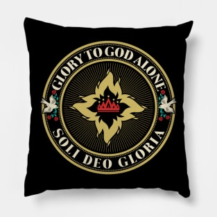 Glory to God alone Pillow