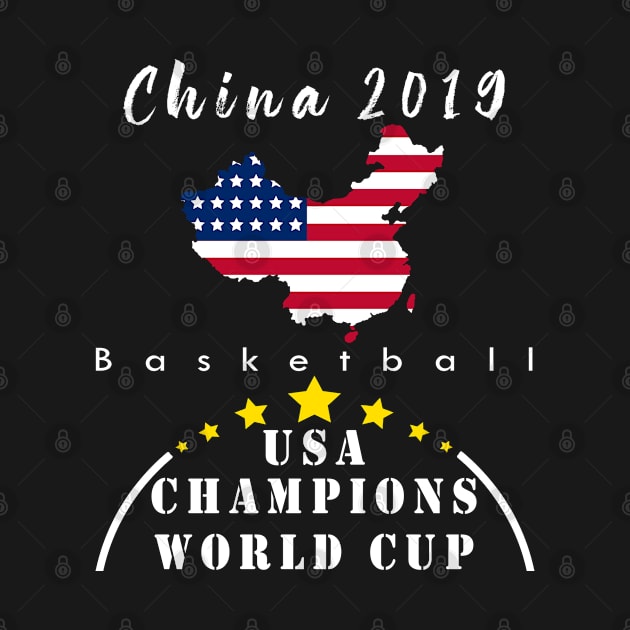 Fiba china 2019 USA basketball Champions world cup by MFK_Clothes