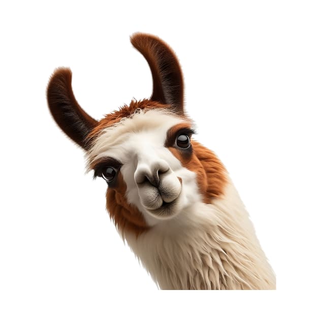 Funny Sneaky Llama by PhotoSphere