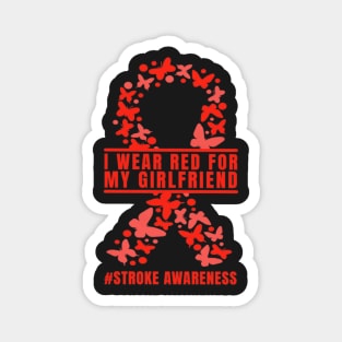 Stroke awareness girlfriend Magnet