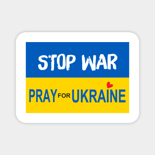 Pray For Ukraine Magnet