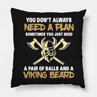 VIKING GIFT: Viking Beard Pillow