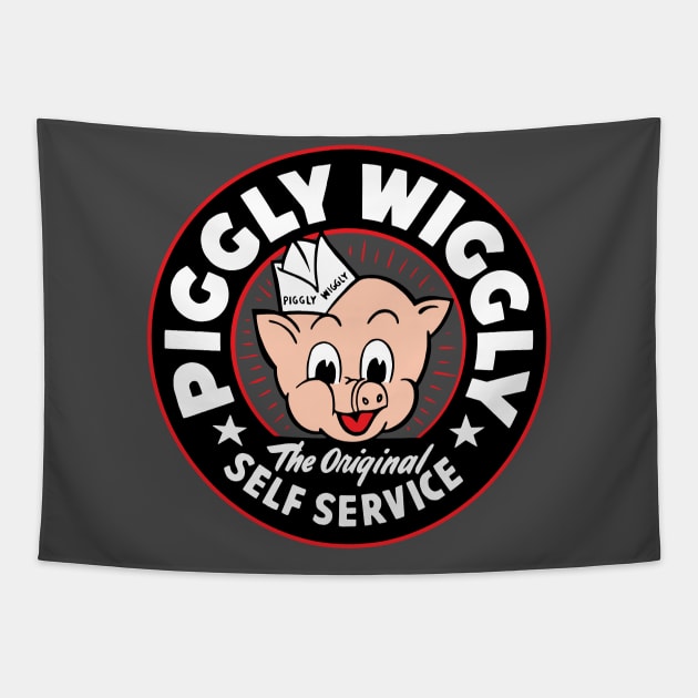 Piggly Wiggly Tapestry by Chewbaccadoll