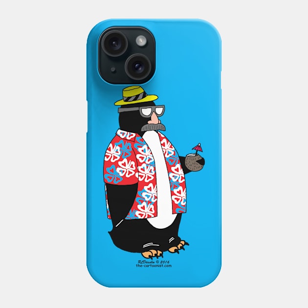 Party Penguin Phone Case by OutToLunch